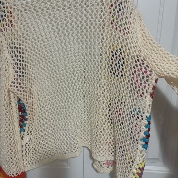 Multi Color Boho style Cardigan - Picture 3 of 5
